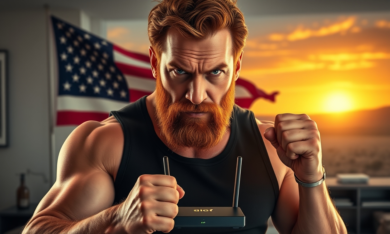 Chuck Norris repariert kein WLAN. Wenn er einen Raum betritt, haben alle Geräte aus Respekt vor seiner Internetverbindung plötzlich wieder vollen Empfang.