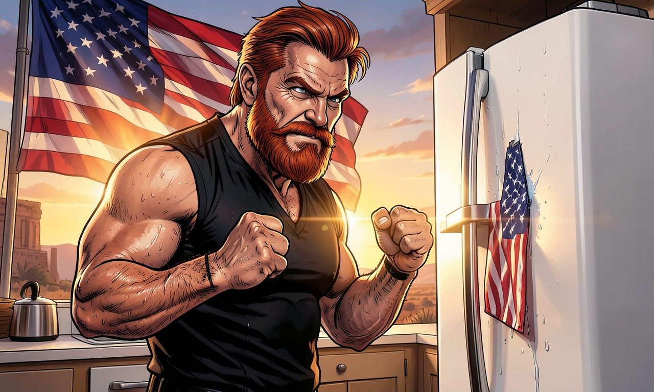 Chuck Norris hat einen Kühlschrank gekauft. Der Kühlschrank weigerte sich, geöffnet zu werden. Nach einer Woche intensiver Überzeugungsarbeit – ohne ein einziges Wort zu sagen – öffnet der Kühlschrank jetzt von selbst, wenn Chuck Norris nur in die Nähe kommt. Er hat Angst, als nächstes dran zu sein.