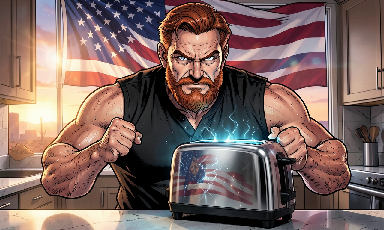 Chuck Norris repariert einen defekten Toaster nicht durch Technik, sondern durch direktes Anschreien. Seitdem backt der Toaster nicht nur perfektes Toastbrot, sondern macht auch noch Chuck Norris' Frühstücksei weich, wenn er es nur wünscht. Aus Angst.