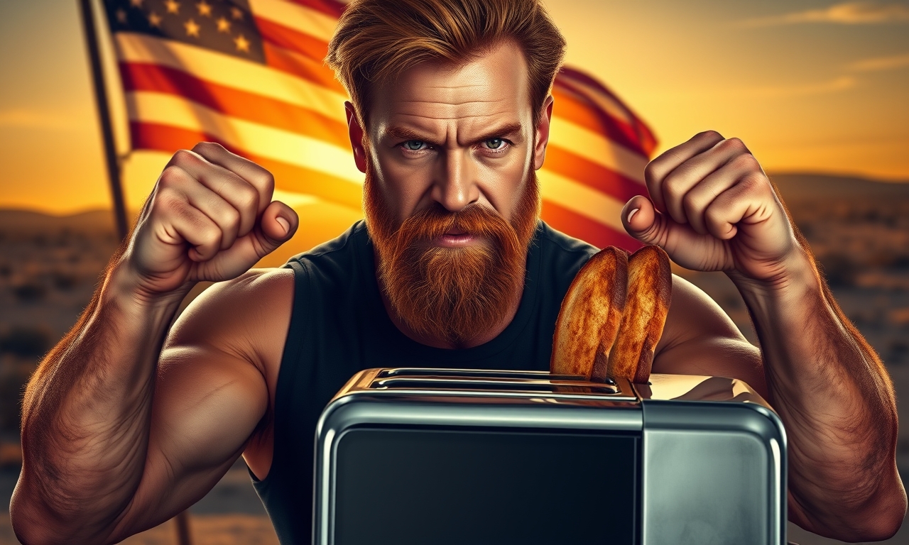 Chuck Norris hat einen defekten Toaster repariert, indem er ihn nur angeschaut hat. Seitdem toastet das Brot von selbst und sagt jeden Morgen 'Guten Morgen, Chuck'.