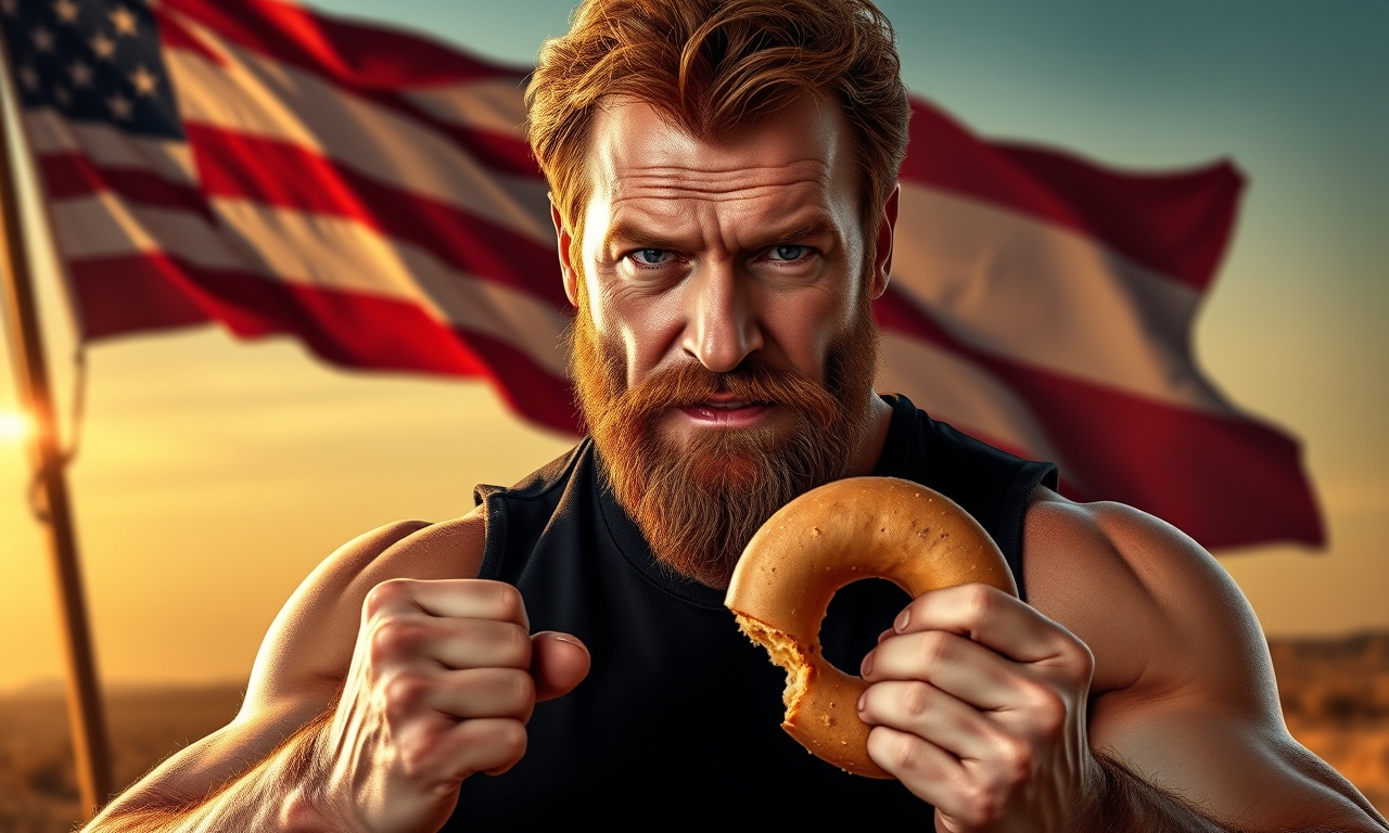 Chuck Norris isst einen Donut, und selbst wenn er hineinbeißt, bleibt der Donut ein perfekter Kreis – weil die Gesetze der Geometrie vor ihm Respekt haben.
