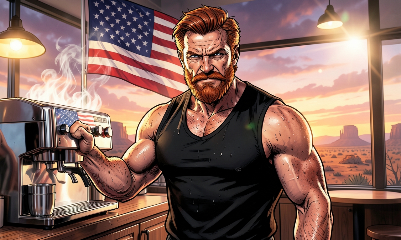 Chuck Norris bestellt einen Kaffee. Die Kaffeemaschine beginnt von selbst zu brühen, als er den Raum betritt. Als der Barista fragt, wie stark er den Kaffee mag, antwortet Chuck Norris: 'So stark, dass die Bohnen von selbst aus der Tasse springen, wenn ich nur daran denke.' Der Kaffee wurde anschließend mit einer Dichte von 12 auf der Richterskala serviert.