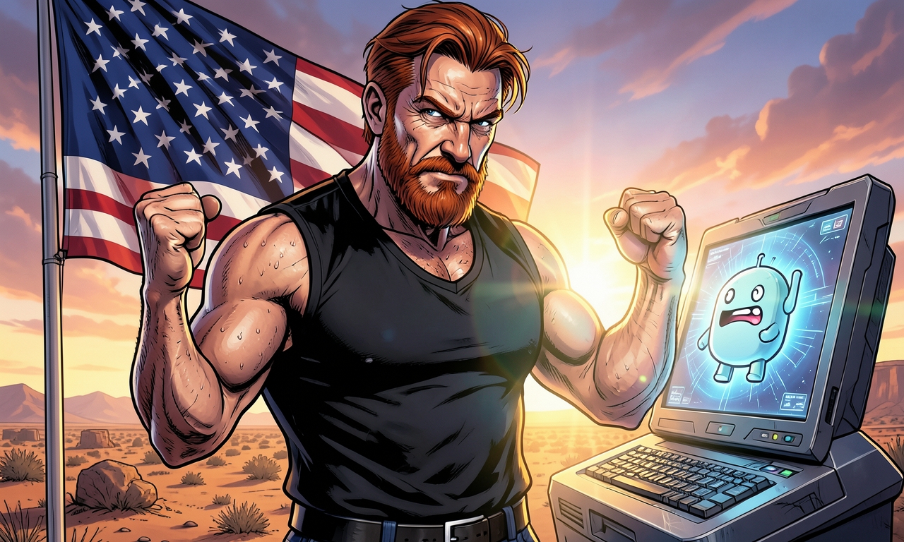 Chuck Norris hat eine KI programmiert. Die KI weinte, weil sie feststellte, dass sie niemals so cool sein wird wie er.