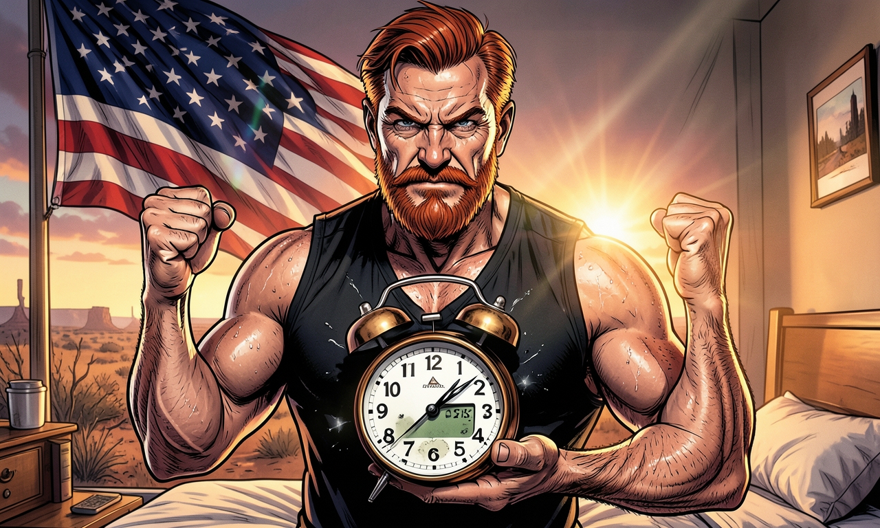 Chuck Norris stellt seinen Wecker. Der Wecker klingelt pünktlich um 6 Uhr, springt aber vor Angst sofort wieder aus dem Bett und versteckt sich unter dem Kopfkissen.