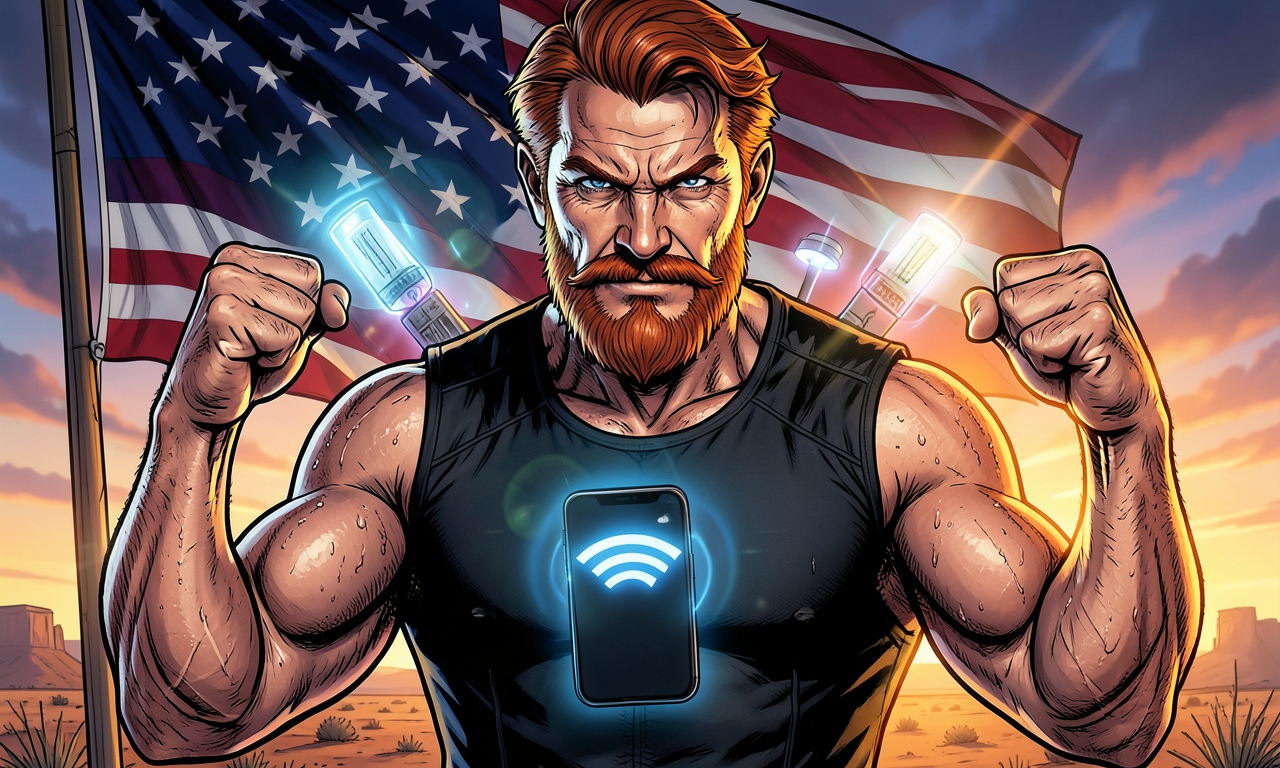 Chuck Norris muss nicht auf 'WLAN' drücken, weil sein Handy bereits durch reine Präsenz mit dem Router verbunden ist.