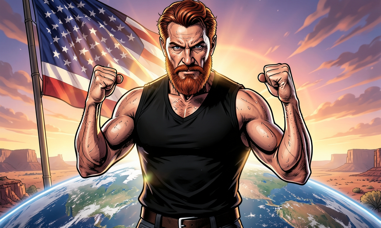 Chuck Norris kann Fliegen - aber nur, wenn er nicht will. Wenn er will, kann er einfach gehen und die Erde dreht sich mit ihm mit.