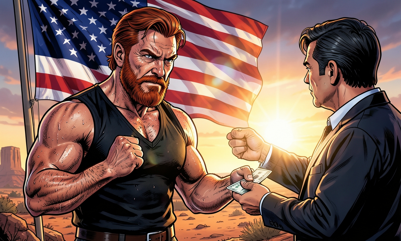 Chuck Norris hat keine Kreditkarte - er bezahlt mit einem Blick, der so intensiv ist, dass der Kassierer ihm Geld gibt.