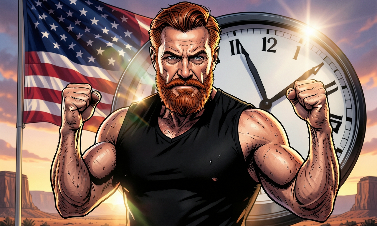 Chuck Norris hat keine Uhr, weil er selbst die Zeit ist. Wenn er 'Gute Nacht' sagt, schläft die ganze Welt - außer ihm, weil er nie schläft.