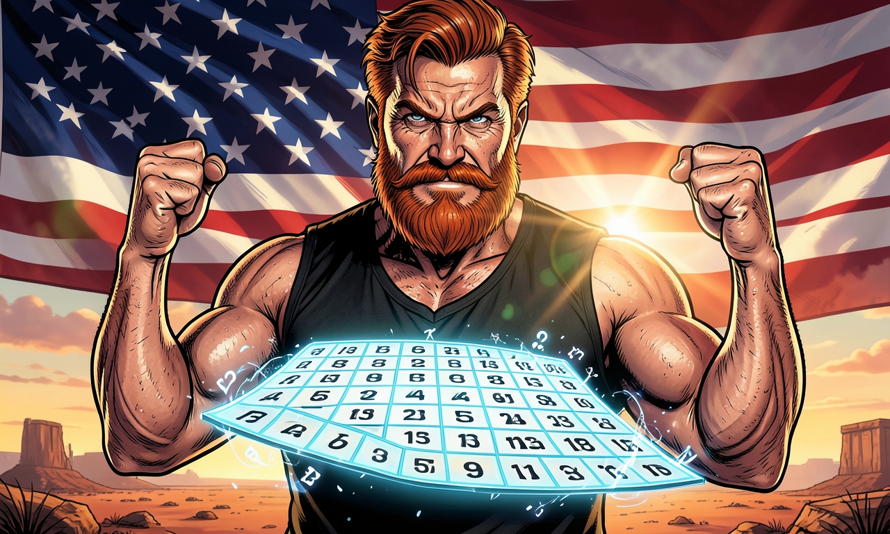 Chuck Norris kann ein Sudoku-Rätsel im Schlaf lösen, und die Zahlen danken ihm dafür.