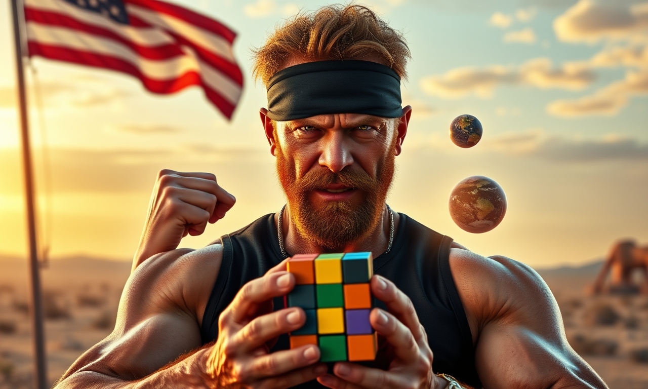 Chuck Norris kann einen Würfel blindfolded lösen, während er gleichzeitig drei Planeten jongliert.