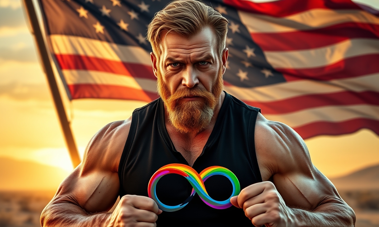 Chuck Norris kann einen Regenbogen mit einem einzigen Schlag seiner Faust neu malen, und das Ergebnis ist immer ein perfektes Unendlichkeits‑Symbol.