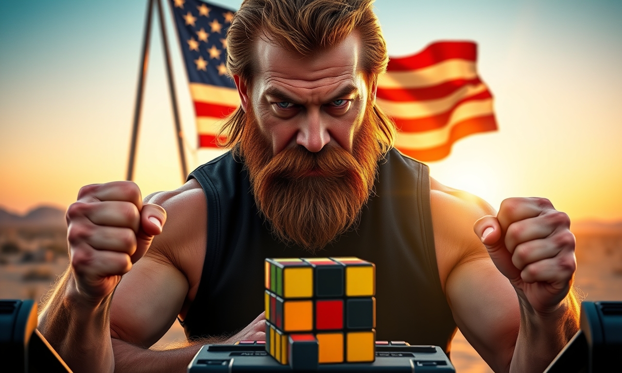 Chuck Norris kann einen Rubik's Würfel im Blindtest lösen, während er gleichzeitig einen Bestseller im Klingonischen schreibt.