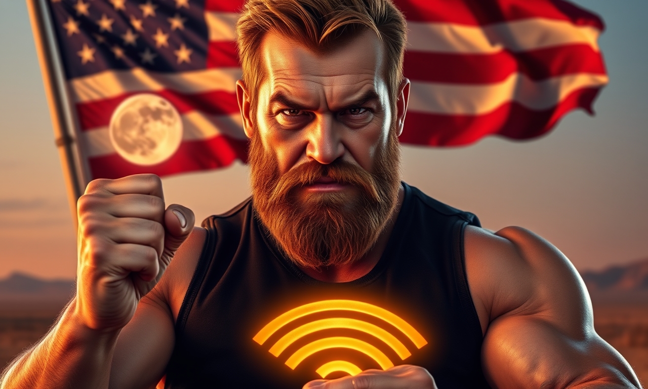 Chuck Norris kann ein Wi‑Fi‑Signal bis zum Mond senden, und der Mond nutzt es, um Katzenvideos zu streamen.