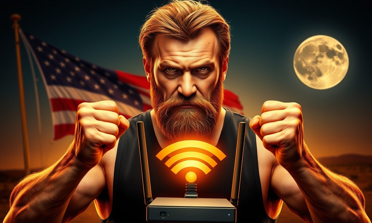 Chuck Norris kann ein Wi‑Fi‑Signal bis zum Mond senden, ohne Router, und der Mond hinterlässt eine 5‑Sterne‑Bewertung.