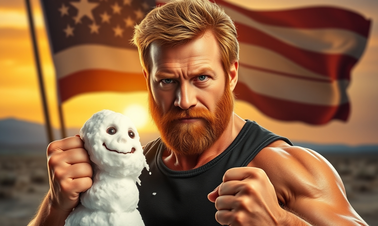 Chuck Norris ließ einen Schneemann schmelzen, indem er ihn nur ansah – der Schneemann rief: "Ich kapitulier, du bist zu heiß für mich!"