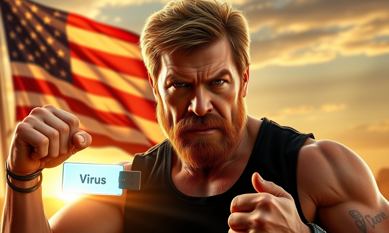 Chuck Norris kann einen Computer-Virus so höflich machen, dass er sich entschuldigt, bevor er deine Dateien löscht.