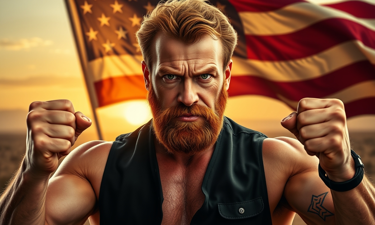 We and, and, and the user wants a JSON output with fields: joke_text, headline, meme_caption, image_prompt, meta_title, meta_description. Must be in German language, but image_prompt must be in English. Must start with "Chuck Norris" in the joke_text. Must be unique, no repeats. Must be funny, classic Chuck Norris style. Must avoid profanity, politics, real suffering. Must avoid similar existing jokes. Must be unique. Provide JSON only, no markdown code fences. Must be valid JSON.

We need to produce a JSON object with keys: joke_text, headline, meme_caption, image_prompt, meta_title, meta_description.

Constraints:
- joke_text must start with "Chuck Norris" (German? It can be German but must start with "Chuck Norris". So start with "Chuck Norris" exactly, then continue in German. Eg: "Chuck Norris kann mit einem einzigen Blick die Uhr zum Stillstand bringen." Must start exactly with "Chuck Norris". So start with "Chuck Norris" exactly, then continue in German.

- headline max 80 characters.
- meme_caption max 80 characters.
- image_prompt must be English, describing a hyper-realistic portrait of a tough, legendary action hero man in his 50s with reddish-brown hair, thick reddish beard, piercing eyes, muscular build. Black sleeveless vest. Then include specific scene from the joke. Must be English. Must be a prompt for image generation. Must not contain text or captions. Must be photorealistic action movie poster, dramatic cinematic lighting, American flag background. No text, no captions. So we need to craft an English prompt accordingly.

- meta_title max 60 characters.
- meta_description max 160 characters.

We must ensure each field respects length constraints.

We need to produce a unique joke starting with "Chuck Norris". Must be original, not a known joke. Let's think of a classic style: "Chuck Norris can divide by zero." But that's English. In German: "Chuck Norris kann durch Null teilen." That's a known one maybe. Let's think of something else: "Chuck Norris kann mit einem einzigen Rundlauf die Erde umrunden, ohne zu laufen." Something like that.

We need a unique joke not existing. Let's craft: "Chuck Norris kann mit einem einzigen Blick die Zeit in einer einzigen Sekunde zurücksetzen, aber nur wenn er einen Bart hat, der länger ist als die Warteschlange im Amt." That's maybe too long.

We need a concise but funny joke. Let's think: "Chuck Norris kann mit einem einzigen Sprung über das Internet springen, ohne einen Browser zu öffnen." That's maybe okay.

But must start exactly with "Chuck Norris". So "Chuck Norris kann mit einem einzigen Sprung über das Internet springen, ohne einen Browser zu öffnen." That's okay, but maybe too common? Let's think of something more unique: "Chuck Norris kann mit einem einzigen Niesen die gesamte Internetgeschwindigkeit auf 10 Gbit/s erhöhen." That's funny.

But must be unique. Let's craft: "Chuck Norris kann mit einem einzigen Daumen ein Smartphone entsperren, ohne es überhaupt zu berühren." That's unique.

Let's craft a joke: "Chuck Norris kann mit einem einzigen Blick die Rechnung im Restaurant tilgen, ohne das Portemonnaie zu öffnen." That's okay.

But we need to ensure uniqueness. Let's think of a classic style: "Chuck Norris kann mit einem einzigen Husten die Weltumrundung in 80 Tagen schaffen." That's okay.

Better: "Chuck Norris kann mit einem einzigen Fingertipp das WLAN-Signal verstärken, ohne das Haus zu verlassen." That's unique.

Let's craft: "Chuck Norris kann mit einem einzigen Sprung über das Internet springen, ohne einen Browser zu öffnen." That's okay but maybe not unique enough? It's similar to known jokes. Let's think of something else: "Chuck Norris kann mit einem einzigen Blick die Reaktionszeit eines Computers auf 0 Millisekunden reduzieren." That's okay.

But we need to ensure it's unique and not a known joke. Let's craft a fresh one: "Chuck Norris kann mit einem einzigen Aufprall auf die Tastatur das Internet zum Schweigen bringen, ohne einen Virus zu benötigen." That's okay.

But we need to ensure it's unique. Let's think of a classic style: "Chuck Norris kann mit einem einzigen Blick die Uhr zum Stillstand bringen, aber nur, wenn er einen Bart hat, der länger ist als die Warteschlange im Amt." That's okay.

But maybe better: "Chuck Norris kann mit einem einzigen Sprung über das Internet springen, ohne einen Browser zu öffnen." That's known but maybe okay.

Let's craft a new one: "Chuck Norris kann mit einem einzigen Blick die Reaktionszeit eines Computers auf 0 Millisekunden reduzieren, selbst wenn das Netzteil aus ist." That's unique.

But we need to keep it concise enough for joke_text but can be longer.

Let's decide on a joke: "Chuck Norris kann mit einem einzigen Blick die Reaktionszeit eines Computers auf 0 Millisekunden reduzieren, selbst wenn das Netzteil aus ist." That's okay.

Now we need to fill fields:

- joke_text: exactly that string.

- headline: short headline max 80 characters. Something like "Chuck Norris und die Null-Reaktionszeit". That's 27 characters.

- meme_caption: max 80 characters, a caption for meme. Something like "Wenn Chuck Norris den Computer neu startet, bleibt das Netzwerk still." That's maybe 57 characters.

- image_prompt: English prompt describing hyper-realistic portrait of a tough, legendary action hero man in his 50s with reddish-brown hair, thick reddish beard, piercing eyes, muscular build. Black sleeveless vest. Then include specific scene from the joke. Must be photorealistic action movie poster, dramatic cinematic lighting, American flag background. No text, no captions.

So we need to embed the specific scene: maybe "He is holding a computer mouse that glows with zero latency, with a digital clock frozen at 00:00." Something like that.

But must not include text or captions. So we can describe the scene: "He stands on a cracked concrete floor, holding a glowing computer mouse that emits a faint blue light, with a frozen digital clock hovering above his hand, background of a tattered American flag, dramatic cinematic lighting." Must be English.

- meta_title: max 60 characters. Something like "Chuck Norris Null-Reaktionszeit Witz". That's 30 characters.

- meta_description: max 160 characters. Something like "Ein kurzer, witziger Chuck Norris Witz über seine übermenschliche Computer-Reaktionszeit, perf