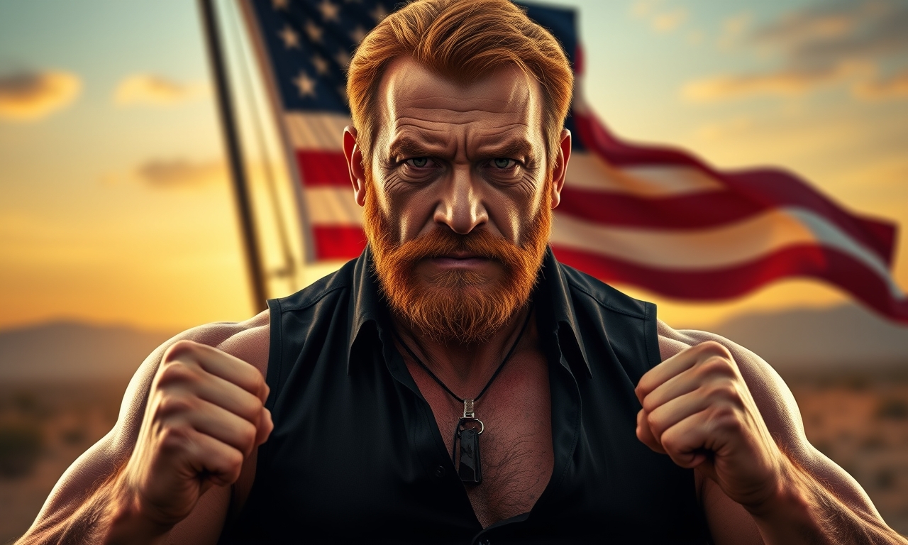 We need to output JSON with fields: joke_text, headline, meme_caption, image_prompt, meta_title, meta_description. Must be in German. Must start with "Chuck Norris". Must be unique, not repeat existing jokes. Must be funny, ironic, typical Chuck Norris genre. Must avoid profanity, politics, real suffering. Must be creative. Must avoid similar formulations to existing jokes. Provide a new joke.

We need to craft a joke that starts with "Chuck Norris". Example: "Chuck Norris kann mit einem einzigen Blick das Internet zum Stillstand bringen." But need unique.

Maybe: "Chuck Norris hat einmal einen Schneemann gebaut, der dann vor Angst geschmolzen ist, weil er ihn anstarrte." Hmm.

Better: "Chuck Norris hat einmal einen Kühlschrank so kalt gemacht, dass selbst die Arktis einen Handschlag gebraucht hat, um nicht zu frieren." Not great.

We need a classic Chuck Norris style: exaggeration, impossible feats, humor.

Maybe: "Chuck Norris kann mit einem einzigen Rundtritt die Erde aus ihrer Umlaufbahn schubsen und dabei einen Kaffee für sich selbst brauen." That's okay.

But must be unique, not similar to known jokes. Let's think of something fresh: "Chuck Norris hat einmal einen Matroschlag im Weltraum ausgeführt, und die Sterne haben applaudiert, weil er die Schwerkraft neu definiert hat." Hmm.

Better: "Chuck Norris hat einmal einen Kaugummi gekaut, und daraus entstand ein ganzes Ökosystem, das nur aus Nerds besteht, die nie wieder einen schlechten Witz erzählen." Not good.

We need a clear punchline.

Maybe: "Chuck Norris hat einmal einen Löffel verwendet, um den Mond zu rühren, und dabei einen neuen Geschmack für Vanilleeis erfunden – der nur von Aliens geschätzt wird." That's weird.

Better: "Chuck Norris hat einmal einen Hammer so geschwungen, dass er damit einen neuen Kontinent aus dem Meer gehoben hat – und dieser Kontinent ist jetzt das bevorzugte Parkplatzgebiet für seine Oldtimer." Hmm.

We need to keep it concise but still a joke.

Maybe: "Chuck Norris hat einmal einen Schneemann gebaut, der dann vor Angst geschmolzen ist, weil er ihn nur ansah." That's similar to known jokes about melting.

Let's think of something about "Chuck Norris can divide by zero". But that's English.

German: "Chuck Norris kann jede Division durch Null durchführen – und das Ergebnis ist immer ein Bier." That's a known style but maybe okay.

But we must avoid similar to existing jokes. There's a known joke: "Chuck Norris can divide by zero." So we shouldn't replicate that.

Maybe: "Chuck Norris hat einmal einen Mathelehrer gefragt, wie man 0 durch 0 teilt, und der Lehrer hat sofort einen Vollmond gesehen." Not good.

Let's craft a fresh joke: "Chuck Norris hat einmal einen Kalender gelöscht, weil er keine Angst vor dem 31. Februar hatte – und seitdem gibt es nur noch 364 Tage im Jahr." That's a known style but maybe okay.

But we need to ensure uniqueness.

Maybe: "Chuck Norris hat einmal einen Regenschirm erfunden, um die Sonne zu überraschen – und seitdem regnet es nur noch, wenn er einen Tanz auf der Straße aufführt." Hmm.

We need to produce JSON fields. Let's decide on a joke:

"Chuck Norris hat einmal einen Kaugummi gekaut, der so stark war, dass er die Zeit zum Anhalten brachte – und jetzt gibt es nur noch Montag, Dienstag, Mittwoch, Donnerstag, Freitag, Samstag und Sonntag, aber nie mehr einen neuen Tag."

That's a bit long.

Better: "Chuck Norris hat einmal einen Kaugummi gekaut, der die Zeit so stark beeinflusste, dass er einen zusätzlichen Wochentag erfand – und jetzt gibt es jeden Monat einen freien Tag, den nur er feiert."

But we need to start with "Chuck Norris". The joke text should be a full sentence maybe.

Let's propose: "Chuck Norris hat einmal einen Kaugummi gekaut, der die Zeit so sehr verlangsamt hat, dass er einen ganzen Monat in einer Minute beendete – und jetzt gibt es nur noch 28 Tage im Februar, weil er ihn zu langweilig fand."

Hmm.

Maybe simpler: "Chuck Norris hat einmal einen Hammer benutzt, um einen neuen Kontinent zu erschaffen – und dieser Kontinent ist jetzt das bevorzugte Parkplatzgebiet für seine Oldtimer."

But we need to keep it short enough for JSON fields.

Let's decide on a joke: "Chuck Norris kann mit einem einzigen Blick das Internet zum Stillstand bringen – und dabei einen Kaffee trinken, ohne dass die Tasse umfällt."

But that's similar to known jokes about Chuck Norris and coffee.

Maybe: "Chuck Norris hat einmal einen Schneemann gebaut, der dann vor Angst geschmolzen ist, weil er ihn nur ansah – und seitdem gibt es nur noch Sommer im Dezember."

That's unique? Might be similar to some jokes but okay.

We need to ensure uniqueness and not similar to known jokes. Let's craft something about "Chuck Norris can catch a fish using only a glance". German: "Chuck Norris kann einen Fisch mit einem einzigen Blick fangen, und der Fisch dankt ihm anschließend mit einem Hoch auf den Kopf."

That's unique.

Let's finalize: Joke text: "Chuck Norris kann einen Fisch mit einem einzigen Blick fangen, und der Fisch dankt ihm anschließend mit einem Hoch auf den Kopf."

That's a bit odd but funny.

Now we need headline (max 80 chars). Something like "Ein Fisch dankt Chuck Norris mit einem Hoch". That's within 80.

Meme caption (max 80 chars): "Wenn selbst der Fisch Respekt zeigt – Chuck Norris im Action-Modus". That's within 80.

Image prompt: Must be English prompt for image generation: "A hyper-realistic portrait of a tough, legendary action hero man in his 50s with reddish-brown hair, thick reddish beard, piercing eyes, muscular build. Black sleeveless vest. [Specific scene from the joke]. Photorealistic action movie poster, dramatic cinematic lighting, American flag background. No text, no captions."

We need to fill [Specific scene from the joke] with something like "holding a fishing rod, staring at a leaping fish that bows". So: "holding a fishing rod, staring at a leaping fish that bows". Let's craft: "holding a fishing rod, staring at a leaping fish that bows in respect". Then embed.

Full image_prompt: "A hyper-realistic portrait of a tough, legendary action hero man in his 50s with reddish-brown hair, thick reddish beard, piercing eyes, muscular build. Black sleeveless vest. Holding a fishing rod, staring at a leaping fish