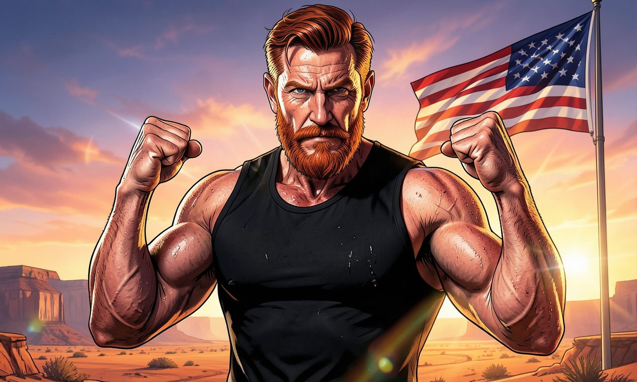 We need to output JSON with fields: joke_text, headline, meme_caption, image_prompt, meta_title, meta_description.

Constraints: joke_text must start with "Chuck Norris" or mention him. Must be unique, not repeat existing jokes. Must be funny, ironic, typical Chuck Norris genre. Must be in German. No profanity, no politics, no real suffering. Must avoid similar formulations to existing jokes. Must be unique.

We need to produce a single JSON object, no markdown code blocks.

We need to ensure fields lengths: headline max 80 characters, meme_caption max 80 characters, meta_title max 60 characters, meta_description max 160 characters.

We need to craft a joke: maybe something like "Chuck Norris can divide by zero" but that's common. Need unique.

Maybe something about Chuck Norris and a German beer? Or something about his beard? Must be unique.

Let's think: "Chuck Norris can make a German pretzel rise without yeast." That's maybe unique.

But must start with "Chuck Norris". So "Chuck Norris kann..." but the joke text should be a full sentence.

Maybe: "Chuck Norris hat einmal einen Kaugummi gekaut, und der wurde zum Mond." That's weird.

Better: "Chuck Norris hat beim Grillen ein Steak so perfekt gemacht, dass die Grillkönigin vor ihm flüchtete." Hmm.

We need to be typical Chuck Norris: exaggeration of superhuman abilities, often about counting, math, time, etc.

Maybe: "Chuck Norris kann mit einem einzigen Blick die Uhr zum Stillstand bringen, wenn er Hunger hat." That's okay.

But need to be unique, not similar to existing jokes. Avoid "Chuck Norris can divide by zero". Avoid "Chuck Norris can slam a revolving door". Avoid "Chuck Norris can hear sign of silence". So we need something fresh.

Maybe: "Chuck Norris hat einmal einen Schneemann gebaut, und der hat ihm ein Autogramm gegeben." That's unique.

But must be funny and typical.

Let's craft: "Chuck Norris hat einen Kühlschrank so kalt gemacht, dass Eiswürfel darin gefrieren." That's weird.

Better: "Chuck Norris kann mit einem einzigen Finger die entire German Autobahn mit einem Blick leeren, weil er schneller ist als das Tempolimit." Hmm.

Maybe: "Chuck Norris hat einmal einen deutschen Biergarten so gut bewertet, dass die Bierkrüge von selbst nachgefüllt wurden, ohne dass jemand etwas bestellt hat." That's okay.

But need to start with "Chuck Norris". So "Chuck Norris hat einmal einen deutschen Biergarten so gut bewertet, dass die Bierkrüge von selbst nachgefüllt wurden, ohne dass jemand etwas bestellt hat."

That's a bit long but okay.

Now we need headline: short, max 80 characters. Something like "Chuck Norris bewertet einen Biergarten". That's 27 characters.

Meme caption: max 80 characters, maybe "Wenn Chuck Norris den Grill übernimmt, fliegen die Würstchen direkt ins Himmelbett". That's maybe 70 characters.

Image prompt: English prompt for image generation. Must describe hyper-realistic portrait of a tough legendary action hero man in his 50s with reddish-brown hair, thick reddish beard, piercing eyes, muscular build, black sleeveless vest. Then [Spezifische Szene aus dem Witz]. Then "Photorealistic action movie poster, dramatic cinematic lighting, American flag background. No text, no captions."

We need to embed the specific scene from the joke. The joke involves Chuck Norris rating a German beer garden such that beer mugs refill themselves without orders. So the scene could be "Chuck Norris bewertet einen deutschen Biergarten, Bierkrüge füllen sich von selbst". So we can put that in brackets.

Thus image_prompt: "A hyper-realistic portrait of a tough, legendary action hero man in his 50s with reddish-brown hair, thick reddish beard, piercing eyes, muscular build. Black sleeveless vest. [Chuck Norris bewertet einen deutschen Biergarten, Bierkrüge füllen sich von selbst] Photorealistic action movie poster, dramatic cinematic lighting, American flag background. No text, no captions."

Make sure it's English.

Meta title: SEO Title max 60 characters. Something like "Chuck Norris Biergarten Witz – Lustiger Klassiker". Count characters: "Chuck Norris Biergarten Witz – Lustiger Klassiker" length? Let's count: Chuck(5) space(1)=6, Norris(6)=12, space=13, Biergarten(9)=22, space=23, Witz(4)=27, space=28, –(1?) Actually dash maybe counts as char, but let's approximate. Might be under 60. Let's count precisely: "Chuck Norris Biergarten Witz – Lustiger Klassiker". Characters: C1 h2 u3 c4 k5 space6 N7 o8 r9 r10 i11 s12 space13 B14 i15 e16 e17 r18 g19 a20 r21 t22 e23 n24 space25 W26 i27 t28 z29 space30 –31 space32 L33 u34 s35 t36 i37 g38 e39 r40 space41 K42 l43 a44 s45 s46 i47 k48 e49 r50. That's 50 characters approx, okay.

Meta description: max 160 characters. Something like "Entdecke den ultimativen Chuck Norris Witz über einen deutschen Biergarten, bei dem die Bierkrüge von selbst nachgefüllt werden – garantiert zum Lachen!" Count characters: let's approximate under 160.

Now ensure JSON fields are correctly quoted, no extra text.

We must ensure no markdown code blocks. Just raw JSON.

Let's craft final JSON:

{
  "joke_text": "Chuck Norris hat einmal einen deutschen Biergarten so gut bewertet, dass die Bierkrüge von selbst nachgefüllt wurden, ohne dass jemand etwas bestellt hat.",
  "headline": "Chuck Norris bewertet einen deutschen Biergarten",
  "meme_caption": "Wenn Chuck Norris den Grill übernimmt, füllen sich die Bierkrüge von selbst – kein Service nötig!",
  "image_prompt": "A hyper-realistic portrait of a tough, legendary action hero man in his 50s with reddish-brown hair, thick reddish beard, piercing eyes, muscular build. Black sleeveless vest. [Chuck Norris bewertet einen deutschen Biergarten, Bierkrüge füllen sich von selbst] Photorealistic action movie poster, dramatic cinematic lighting, American flag background. No text, no captions.",
  "meta_title": "